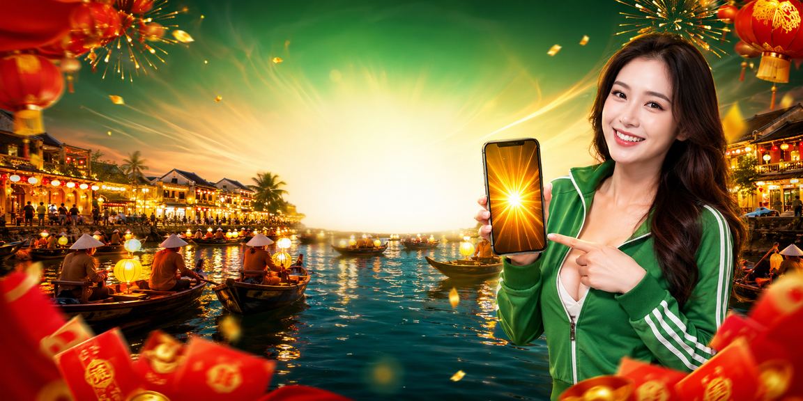 Lễ hội đèn lồng Hội An rực rỡ với phong bì đỏ may mắn trong không khí cá cược
